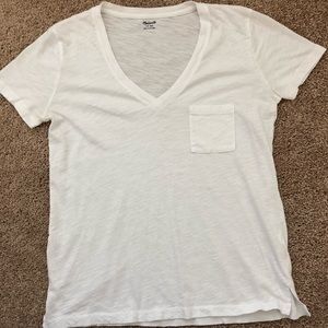 Madewell whisper Cotton v neck T-shirt